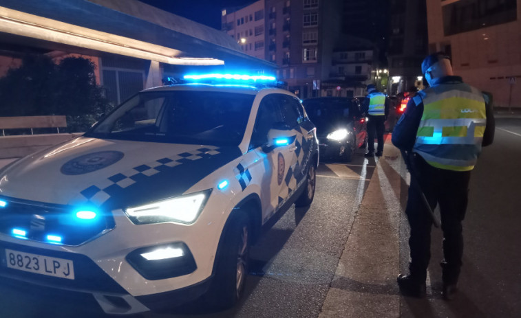 Denunciado un conductor que dio positivo en alcohol en un control preventivo de la Policía Local de Ribeira