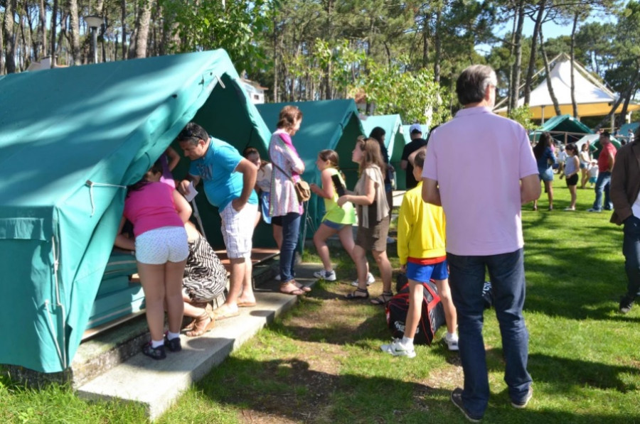 El campamento de a Lanzada recibe a 140 niños de diferentes puntos de Pontevedra