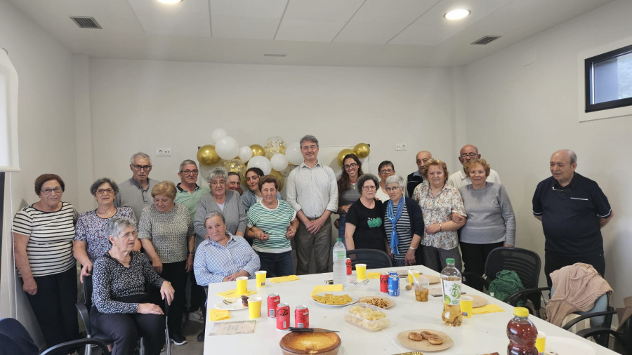 Clausura de los talleres de memoria y gimnasia celebrados en el centro social de Reboredo