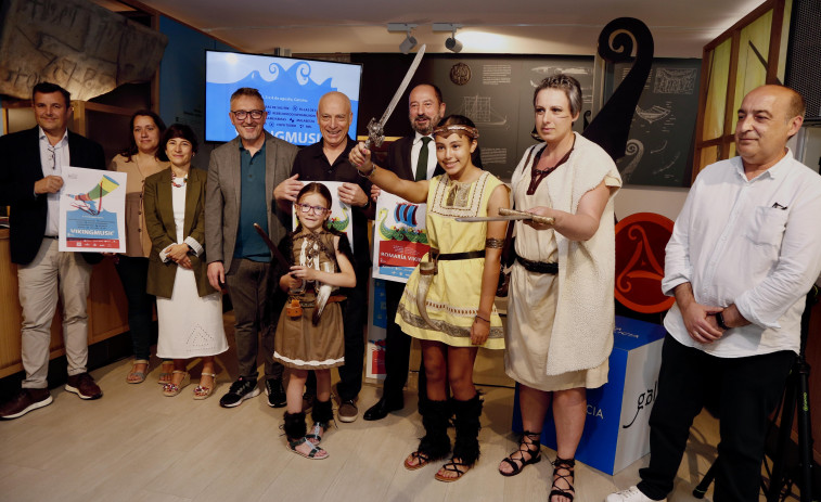 Una feria medieval y un desembarco infantil, principales novedades de la Romaría Vikinga de Catoira