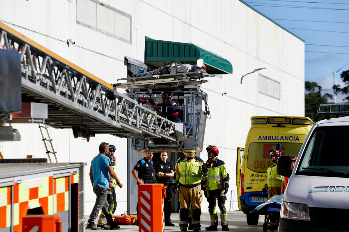 Accidente laboral en O Pousadoiro