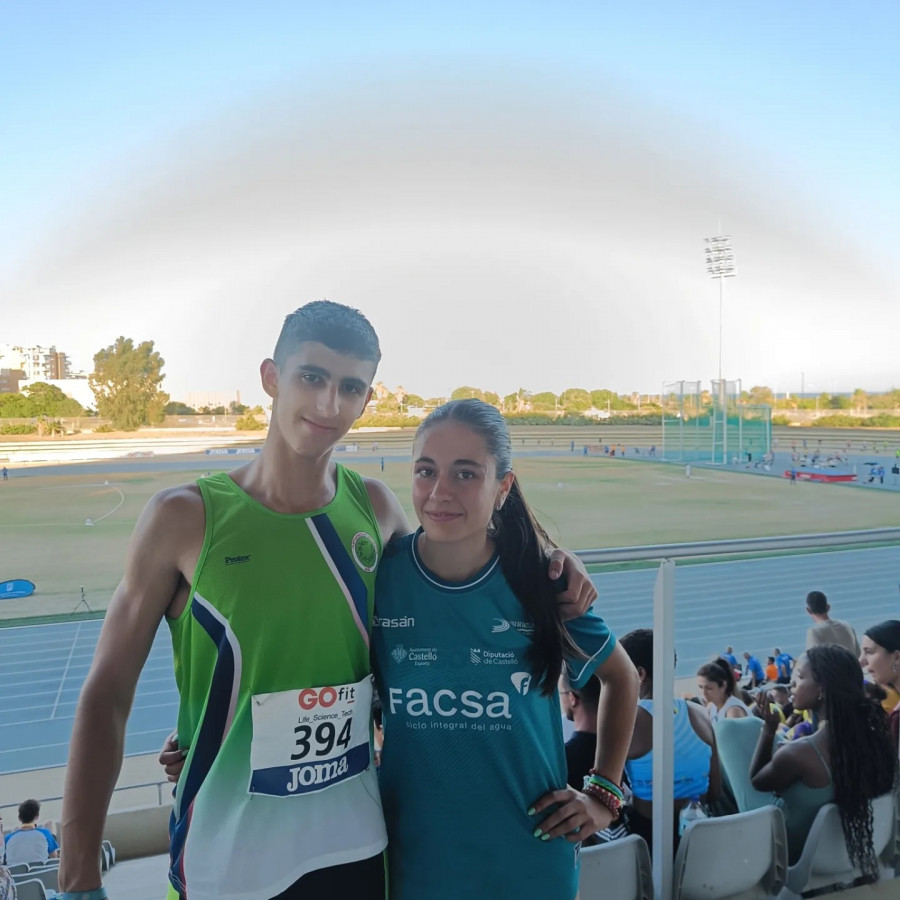 Álex César y Celia Castro regresan del Nacional Sub-18 con buenas marcas