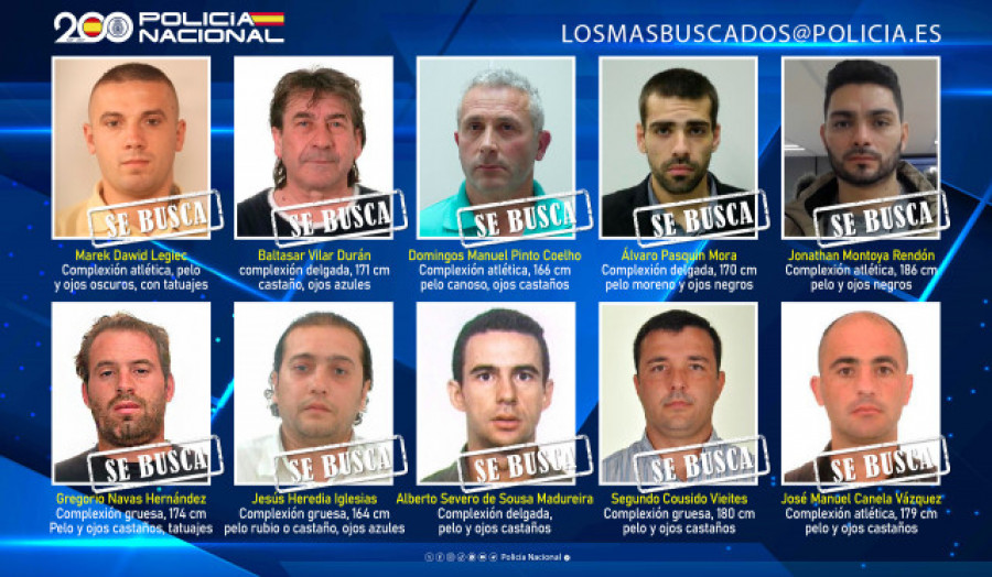 Dos cambadeses, entre los fugitivos más buscados de España: el cura Segundo Cousido y el narco Saro