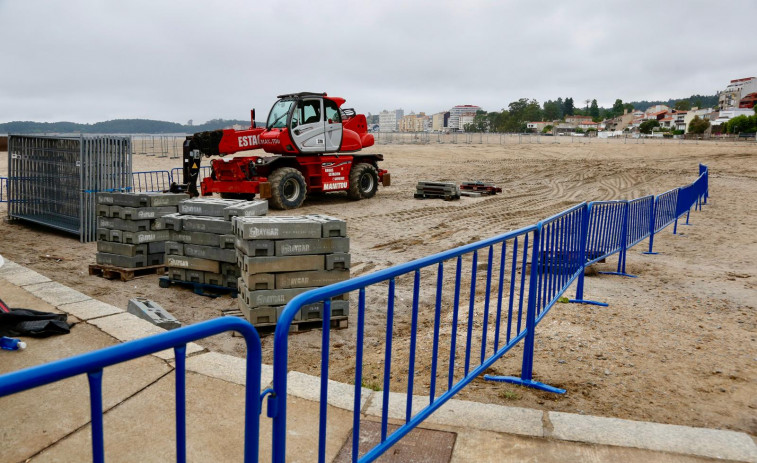 EU de Vilagarcía considera inadecuada la playa de A Concha para la celebración de un festival