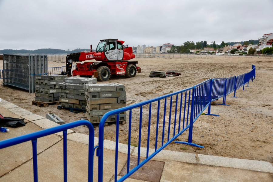 EU de Vilagarcía considera inadecuada la playa de A Concha para la celebración de un festival