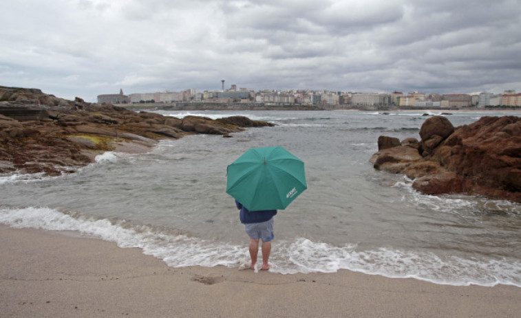 Los cielos nubosos y los chubascos vuelven a Galicia este domingo