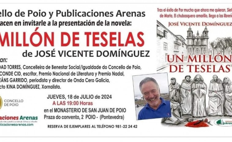 El Mosteiro de Poio acoge la presentación del libro “Un Millón de Teselas”