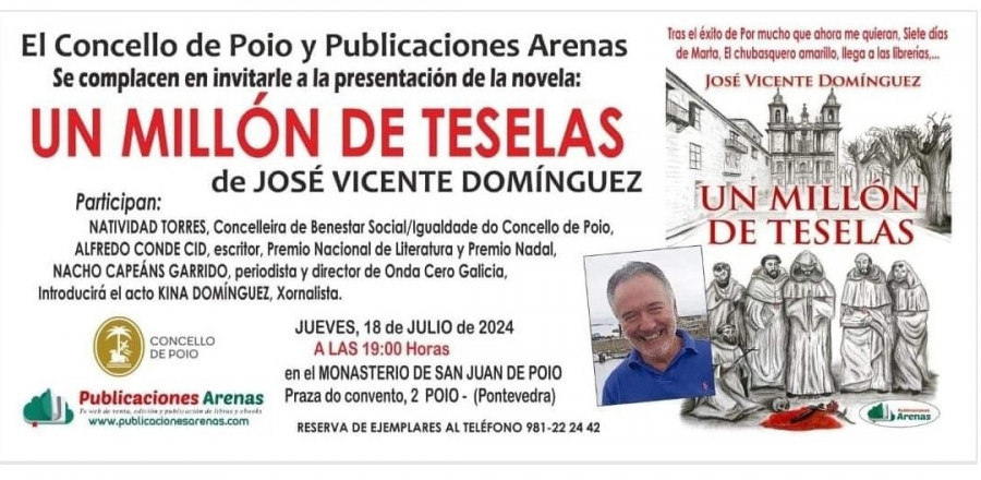 El Mosteiro de Poio acoge la presentación del libro “Un Millón de Teselas”