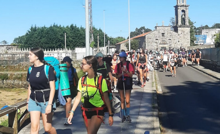 El Camino de Santiago que cruza O Barbanza acumula más de 2.000 peregrinos en sus primeros dos años y medio