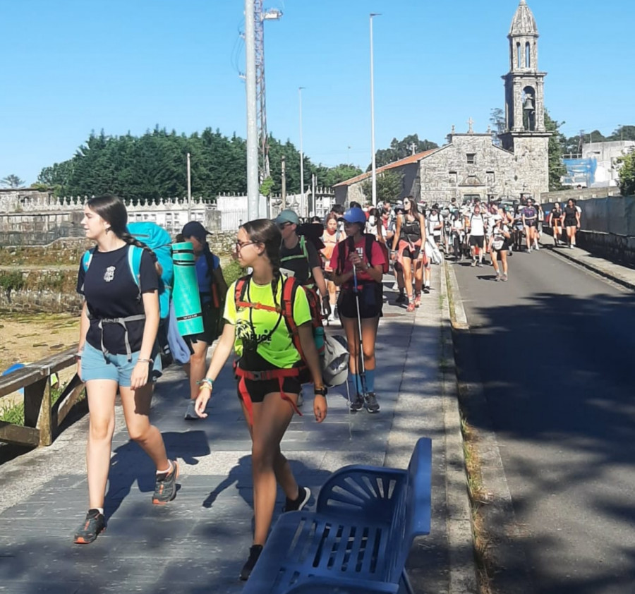 El Camino de Santiago que cruza O Barbanza acumula más de 2.000 peregrinos en sus primeros dos años y medio