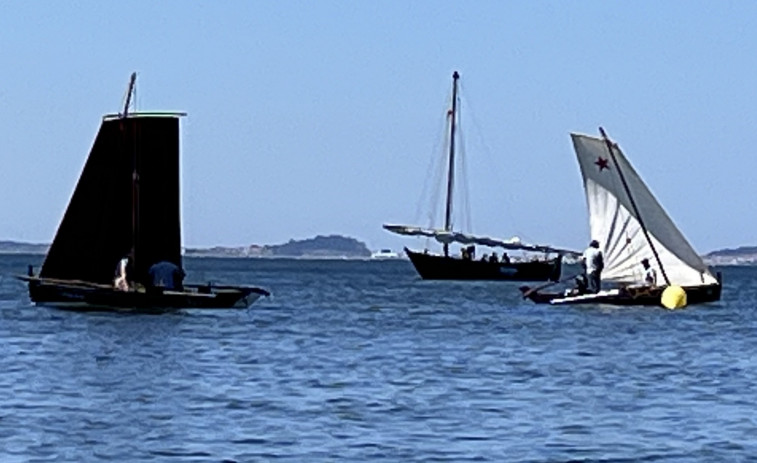 A Inchadiña saiu este ano desde o porto de Rianxo para facer o remonte dos ríos Ulla e Sar