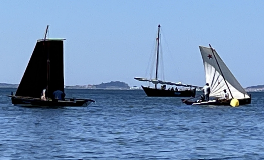 A Inchadiña saiu este ano desde o porto de Rianxo para facer o remonte dos ríos Ulla e Sar