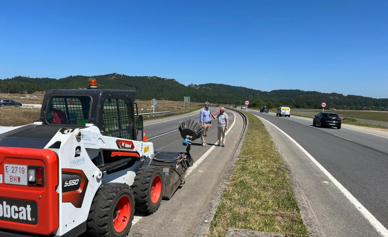 Cacabelos denuncia que la Xunta no realice el mantenimiento de sus carreteras en O Grove