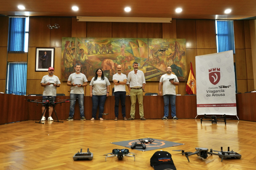 El Concello de Vilagarcía ofrece formación gratuita para el pilotaje profesional de drones STS con fines turísticos