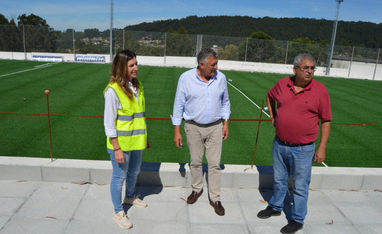 Las obras del campo de fútbol de Dorrón estarán concluidas a mediados del mes de agosto