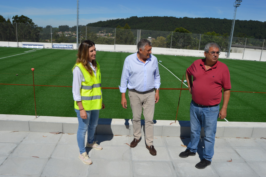 Las obras del campo de fútbol de Dorrón estarán concluidas a mediados del mes de agosto