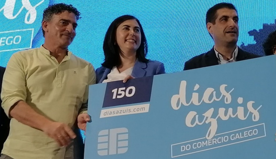 La ribeirense Iria Gómez Bellas resultó premiada en la campaña comercial “Días Azuis”