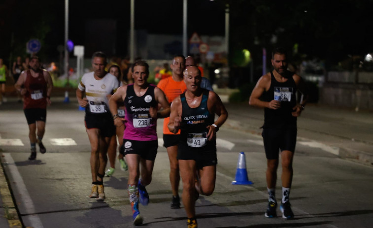 Anxo Otero y Martina López ganan la XX Carreira Nocturna de Vilagarcía