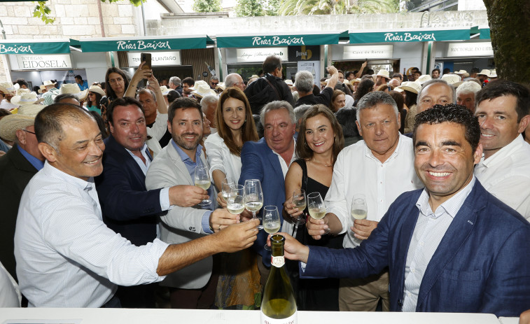 La LXXII Festa do Albariño arranca reivindicativa y orgullosa de ser Ciudad del Vino