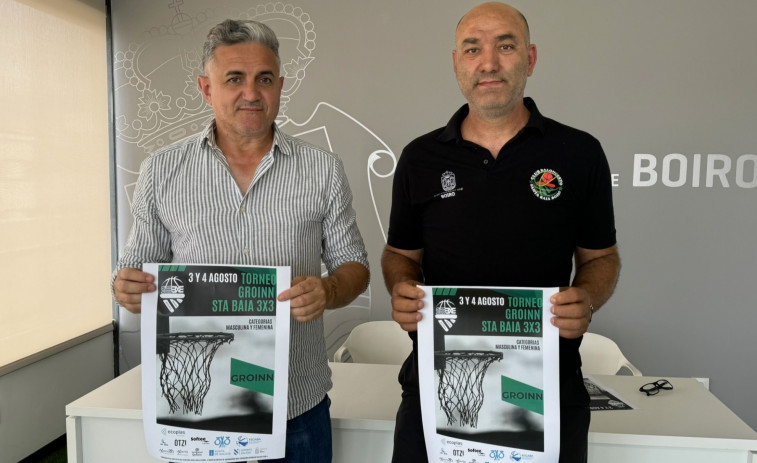 Unos 120 jugadores de 30 equipos competirán este fin de semana en un torneo 3x3 de baloncesto en Boiro