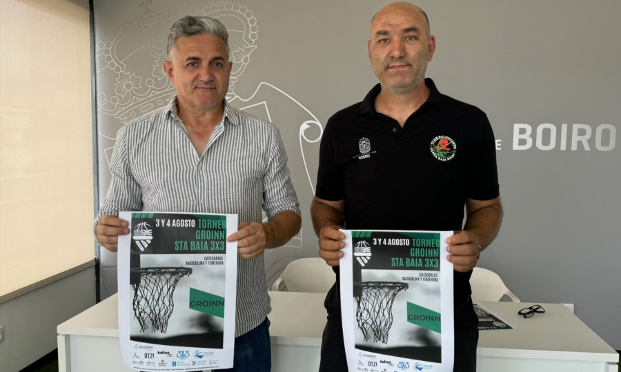 Unos 120 jugadores de 30 equipos competirán este fin de semana en un torneo 3x3 de baloncesto en Boiro