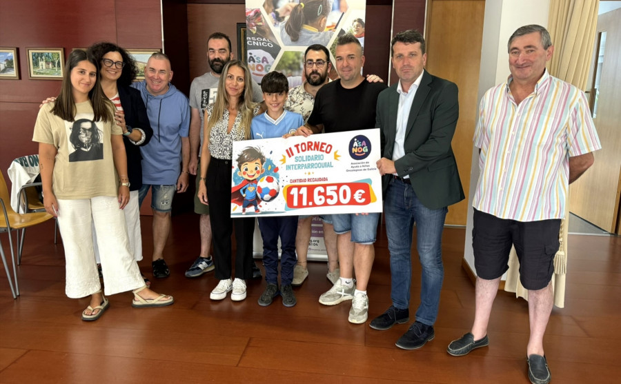 El II Torneo Solidario Interparroquial de Boiro recaudó 11.650 euros para ayudar a los niños con cáncer