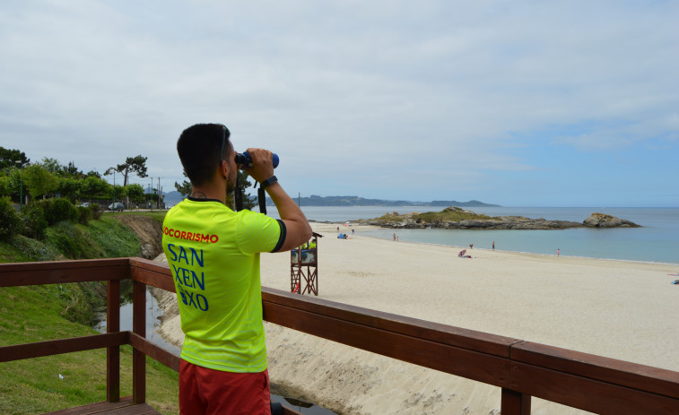 Los socorristas de Sanxenxo intervienen 6.859 veces en las playas durante el mes de julio