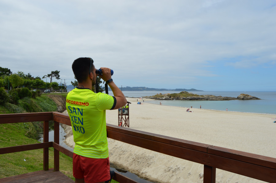 Los socorristas de Sanxenxo intervienen 6.859 veces en las playas durante el mes de julio