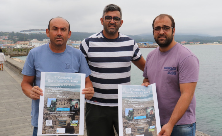 Una nueva cita del encuentro de elaboración de esculturas de arena de Ribeira se celebrará este domingo en la playa de A Corna