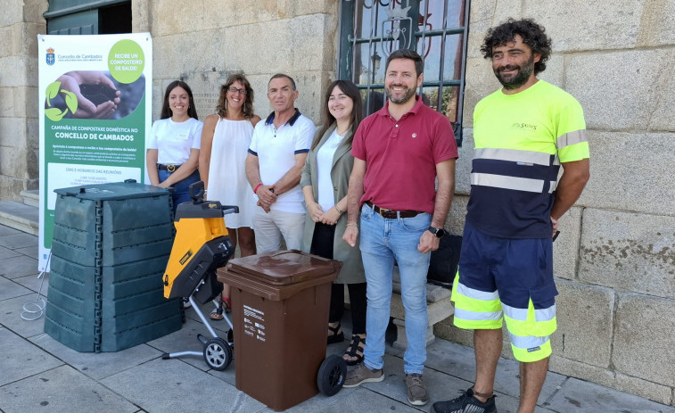 Cambados incrementa la infraestructura de compostaje para evitar grandes subidas en el recibo de los vecinos