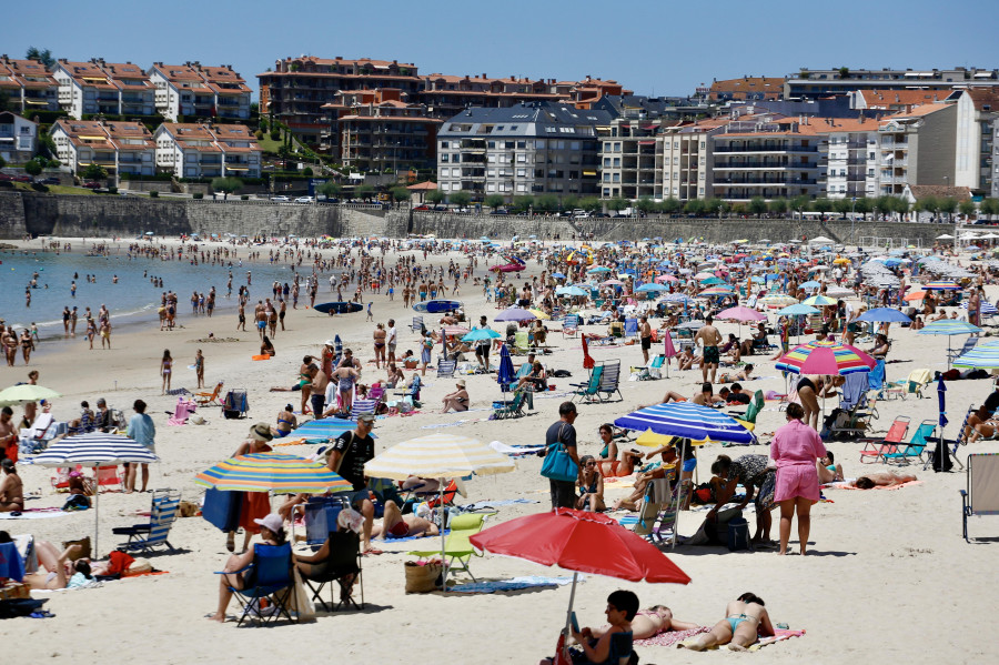 Sanxenxo recibió cerca de 1,5 millones de visitas durante julio según el análisis de la red móvil