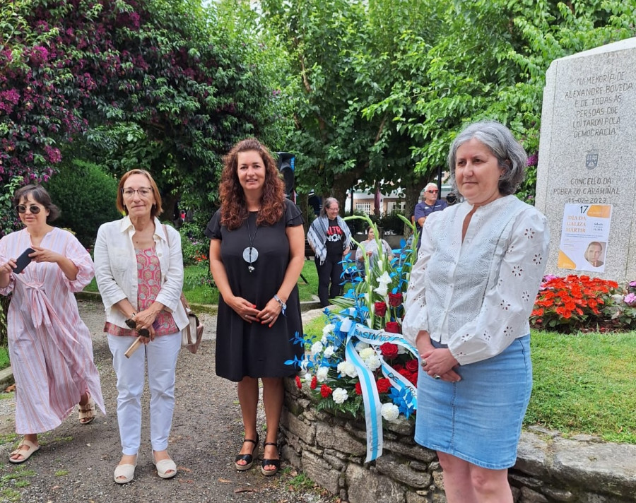 A Pobra homenajeó en el Día da Galiza Mártir a Manuel Hermo Vidal, que fue alcalde en 1936