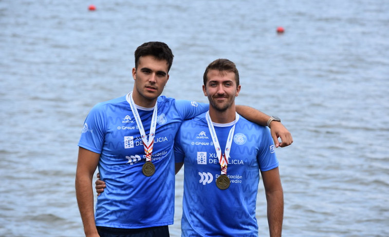 Noel Domínguez y David Barreiro logran representar al Breogán en el Mundial de Sprint y Universitario