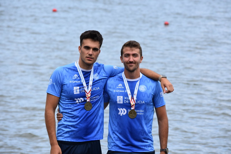 Noel Domínguez y David Barreiro logran representar al Breogán en el Mundial de Sprint y Universitario