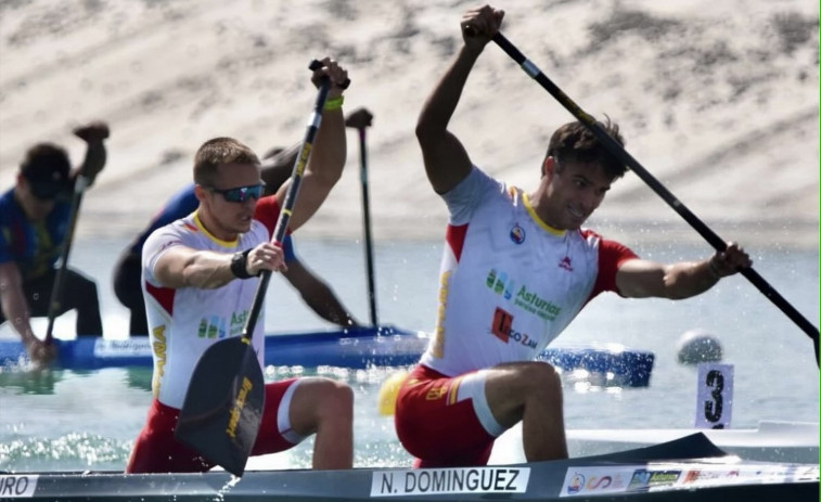 Noel Domínguez y Adrián Sieiro logran el pase a la final de C2 1000 metros en Uzbekistán