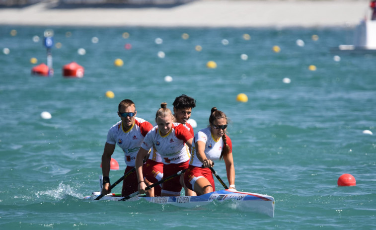 Manuel Fontán se queda a las puertas del podio en la prueba C1 500 m y se lleva el bronce en C4