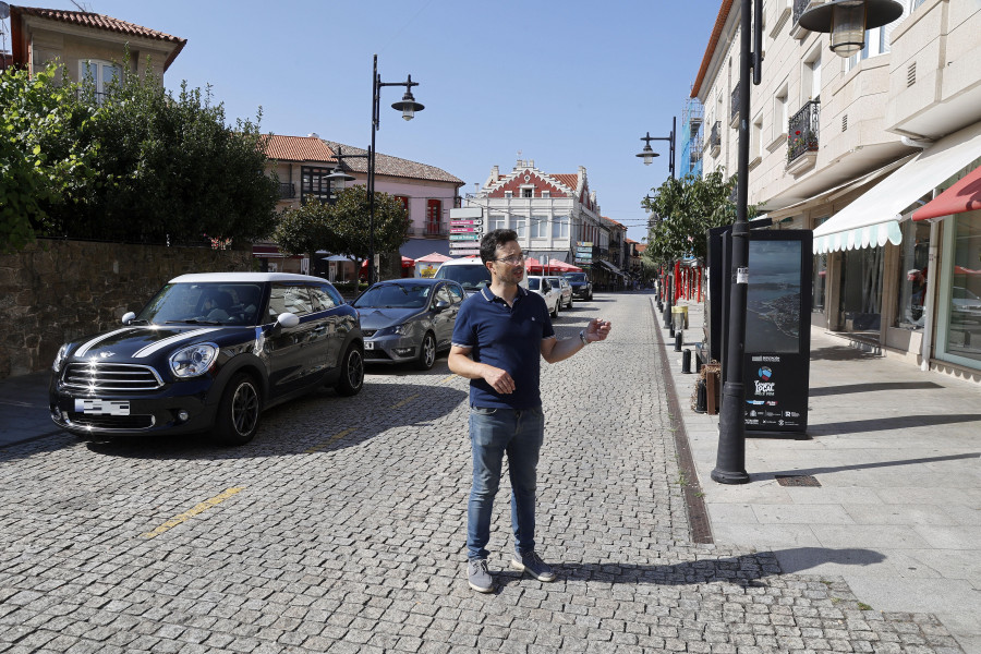 Cambados cerrará al tráfico la Praza de Asorey para completar la peatonalización de Fefiñáns