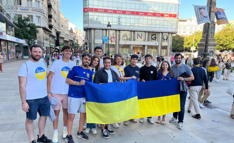 Arousa Moza celebra el Día de Ucrania en Vilagarcía