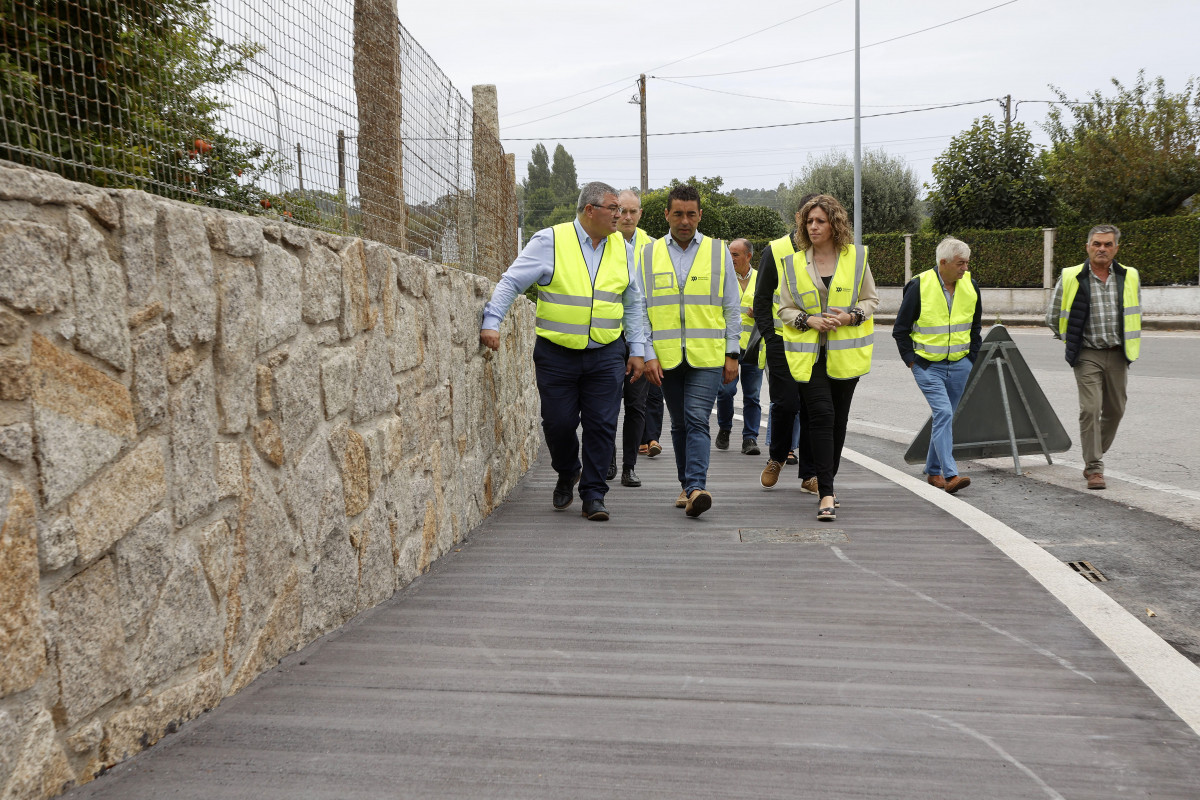 Aceras obras rúa condesa ribadumia