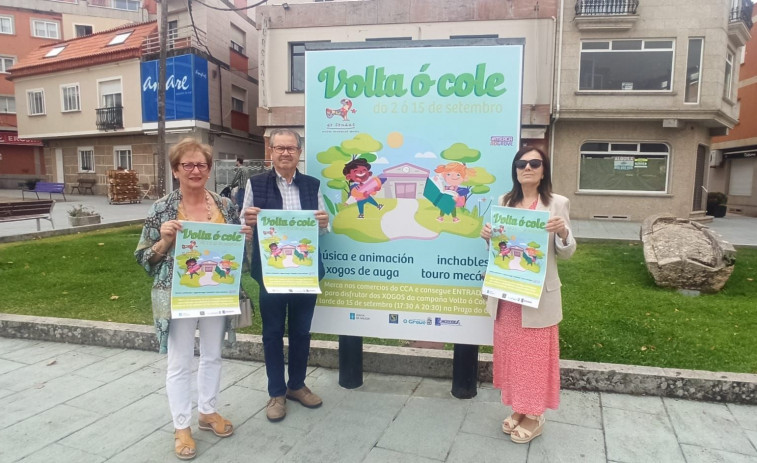 La vuelta al cole tiene premio en O Grove con una fiesta infantil y sorteo de vales de compra