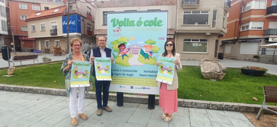 La vuelta al cole tiene premio en O Grove con una fiesta infantil y sorteo de vales de compra