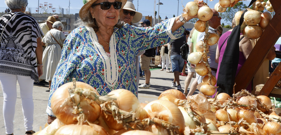 As imaxes da Feira da Cebola de Sanxenxo