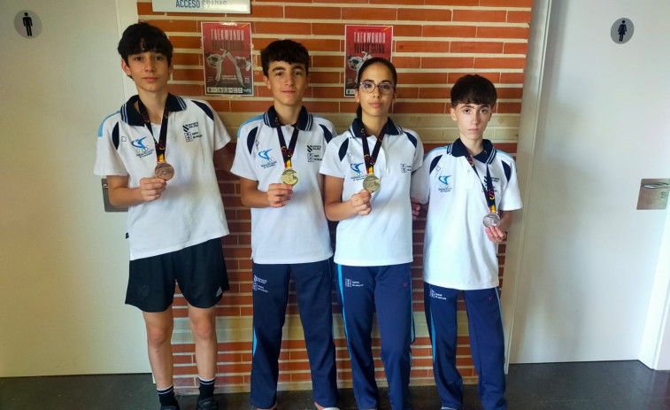 El Natural Sport Ribeira celebra cuatro medallas en el Nacional Cadete