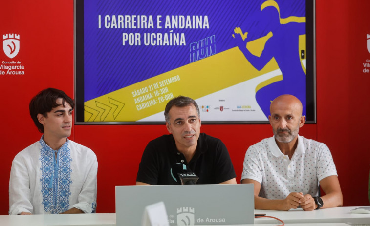 Arousa Moza organiza una andaina y una carrera el sábado en beneficio de Ucrania