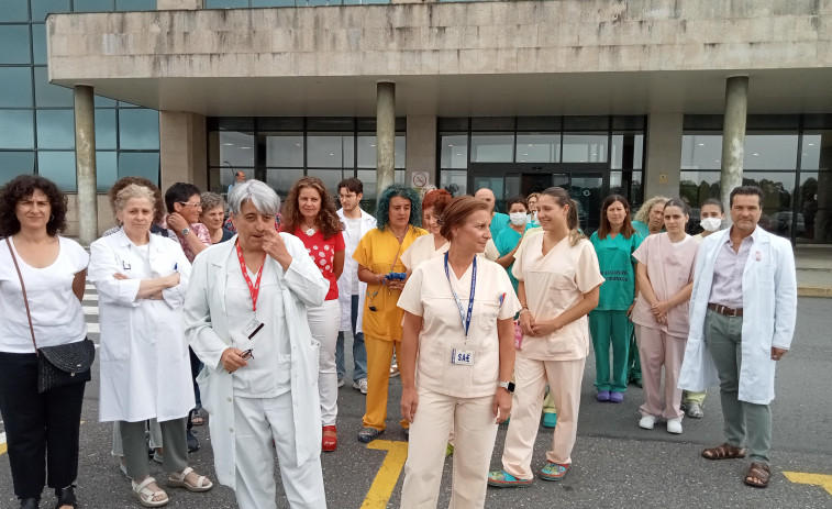 Protestas en el Hospital do Barbanza por quedar tres días en verano sin radiólogo de urgencia