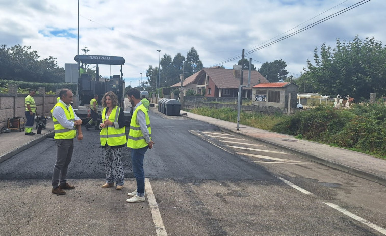 La Diputación inicia obras de mejora de la carretera de As Aceñas en A Illa