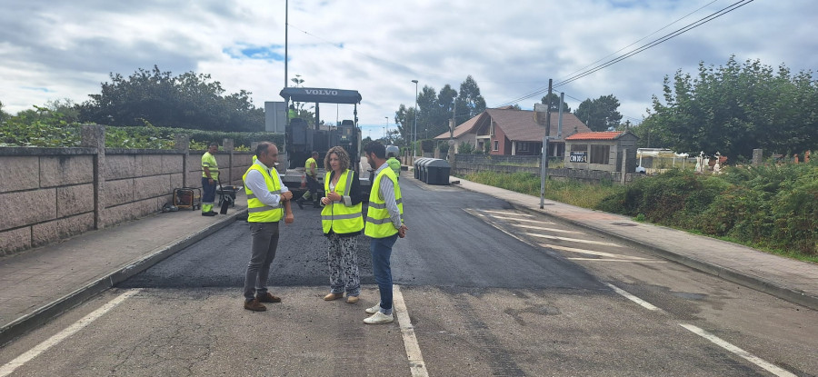 La Diputación inicia obras de mejora de la carretera de As Aceñas en A Illa