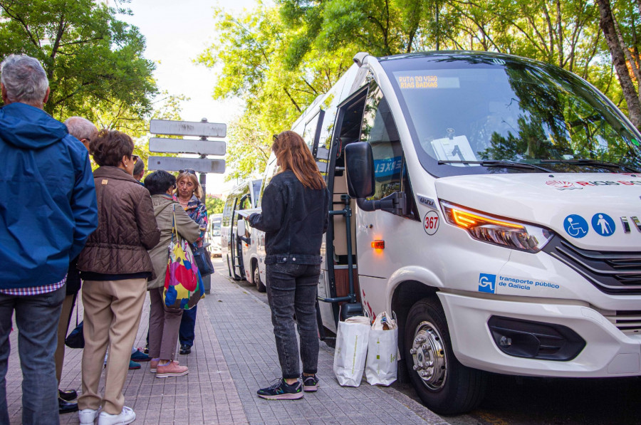 La Diputación y la Ruta ponen en marcha buses turísticos para visitar la vendimia en la DO Rías Baixas