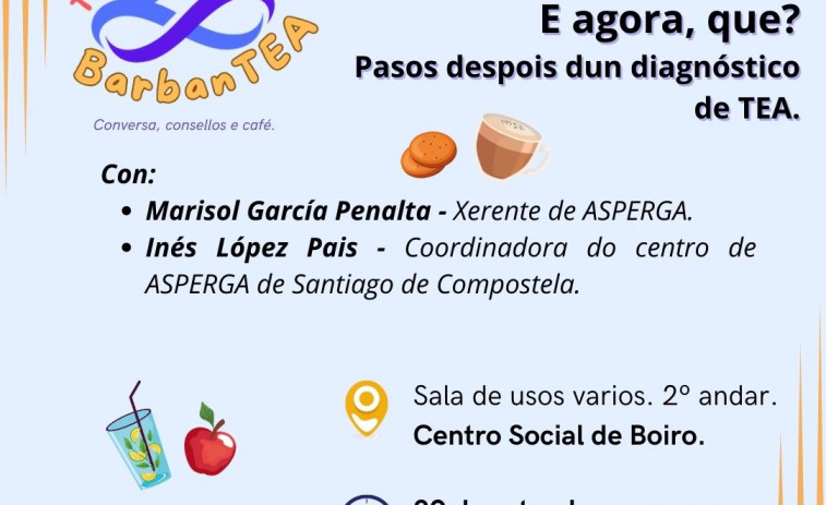 Barbantea organiza una sesión formativa sobre los pasos después de un diagnóstico de TEA