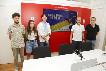 Carrera solidaria por Ucrania Arousa Moza presentación